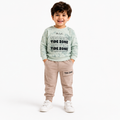 Boys Green 2-Piece Sweatshirt & Jogger Set