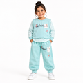 Girls Bunny 3 Piece Outfit Set, Cute Sweatshirt & Jogger Pants