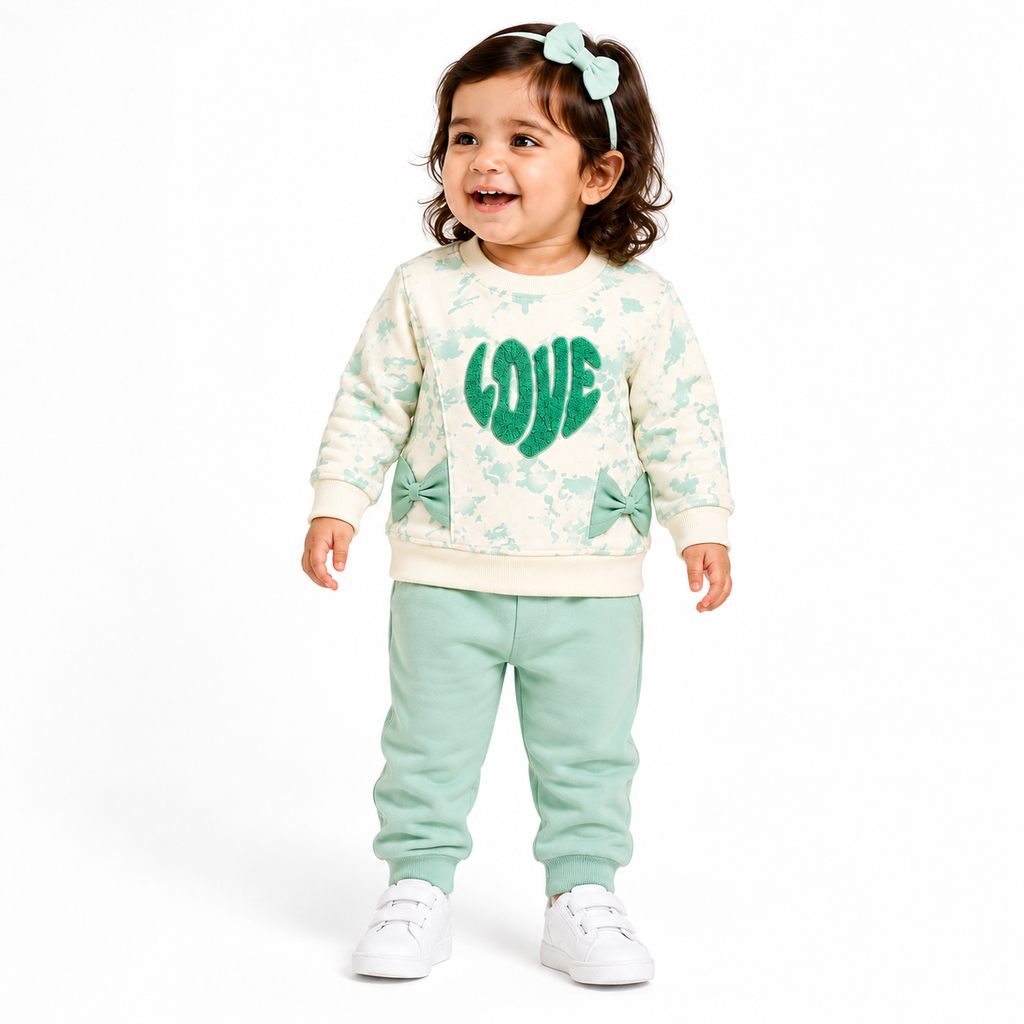 Girls LOVE Patch 2-Piece Outfit Set