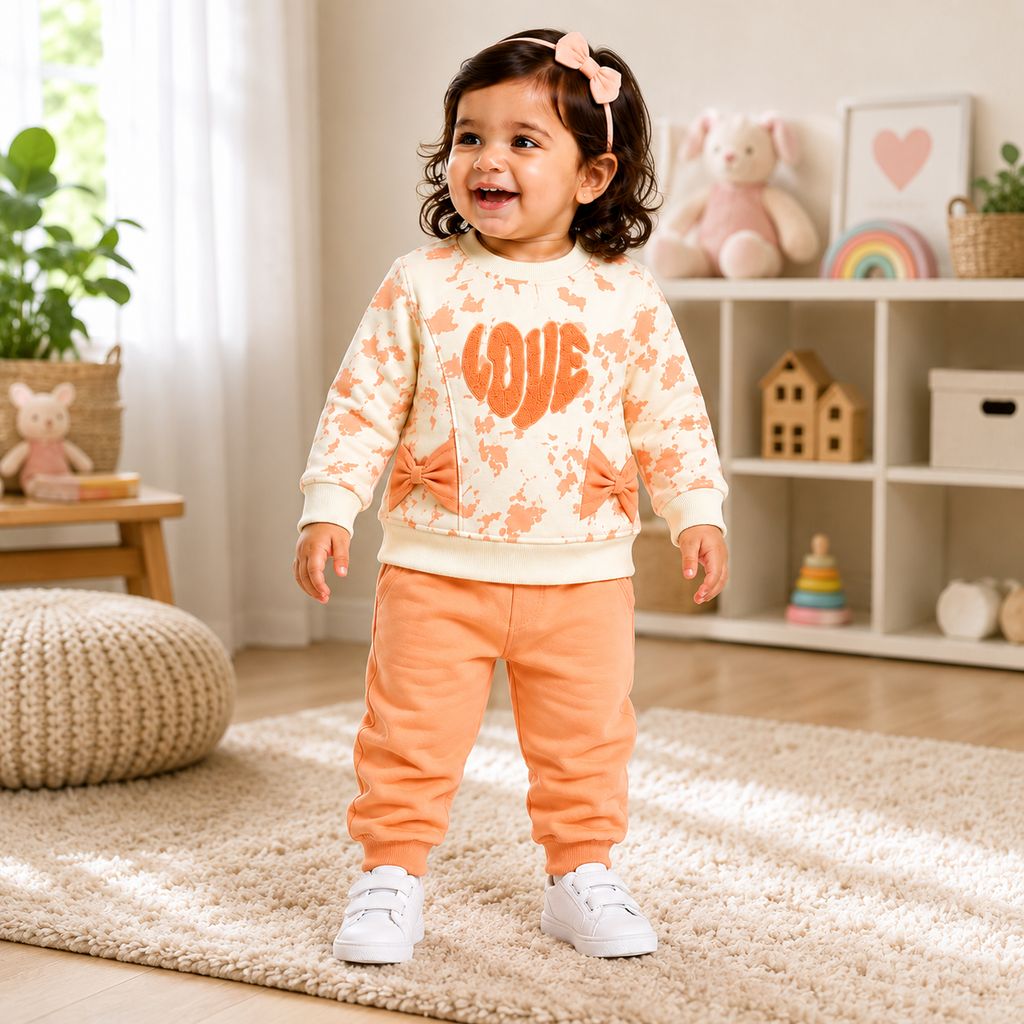 Girls LOVE Patch 2-Piece Outfit Set