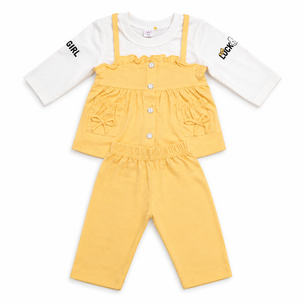 Baby Girl 3-Piece Ruffle Outfit Set