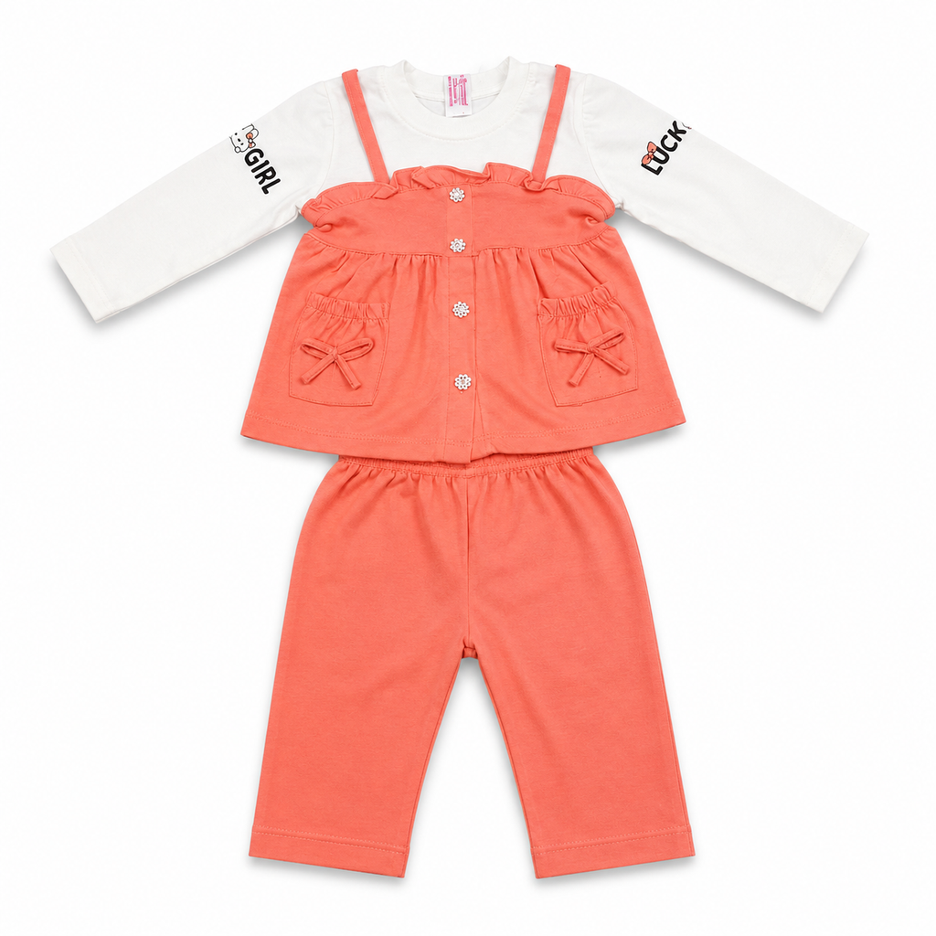 Baby Girl 3-Piece Ruffle Outfit Set