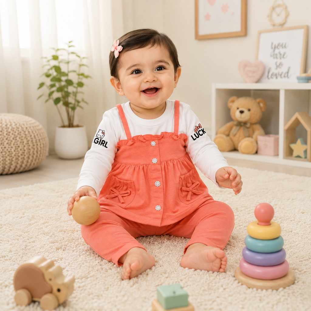 Baby Girl 3-Piece Ruffle Outfit Set