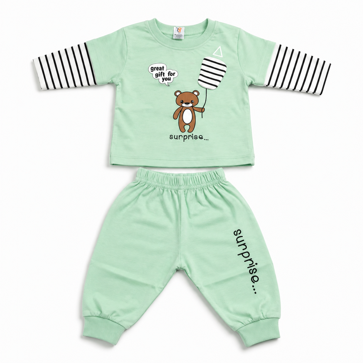 Baby Teddy Bear 2-Piece Outfit Set