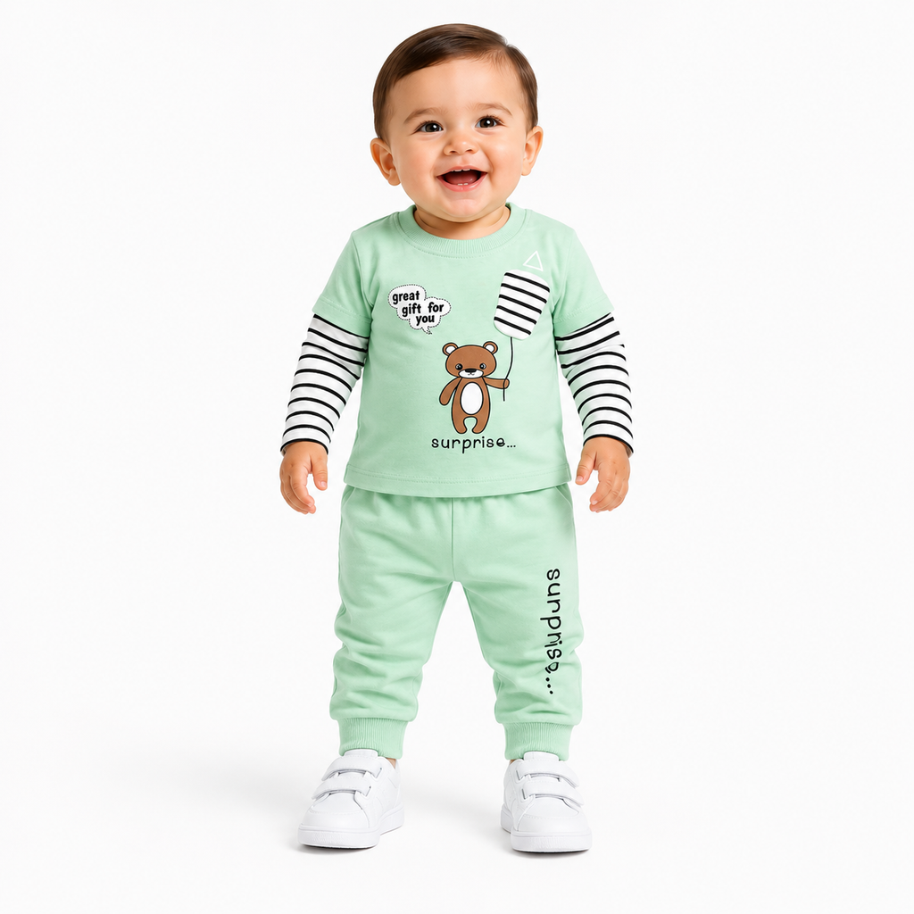 Baby Teddy Bear 2-Piece Outfit Set
