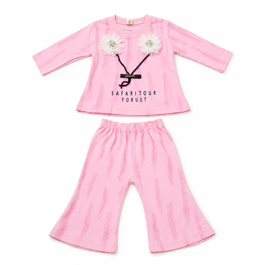 Baby Girls 2 Piece Floral Outfit Set