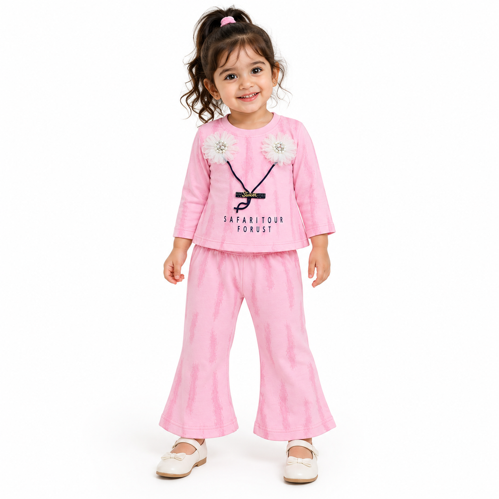 Baby Girls 2 Piece Floral Outfit Set