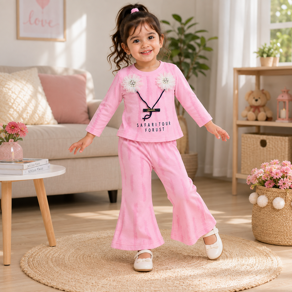 Baby Girls 2 Piece Floral Outfit Set