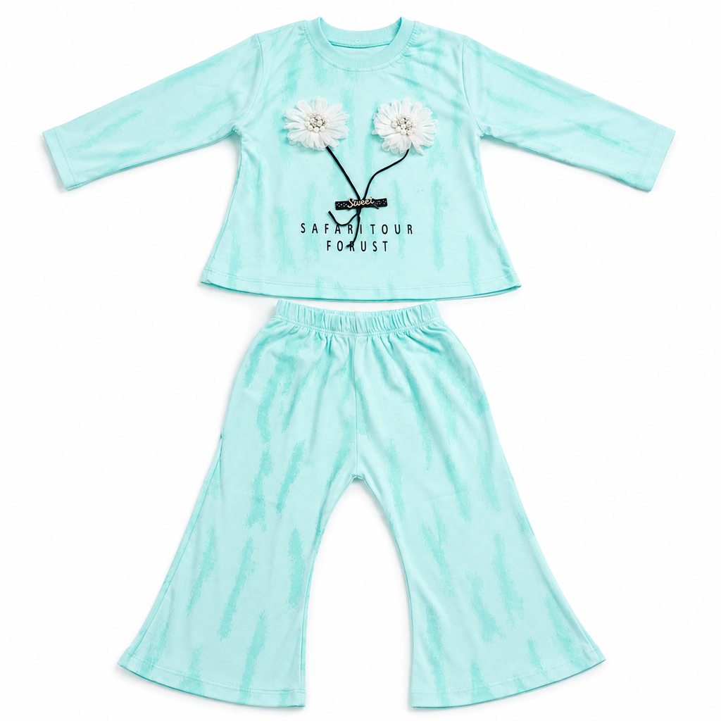 Baby Girls 2 Piece Floral Outfit Set
