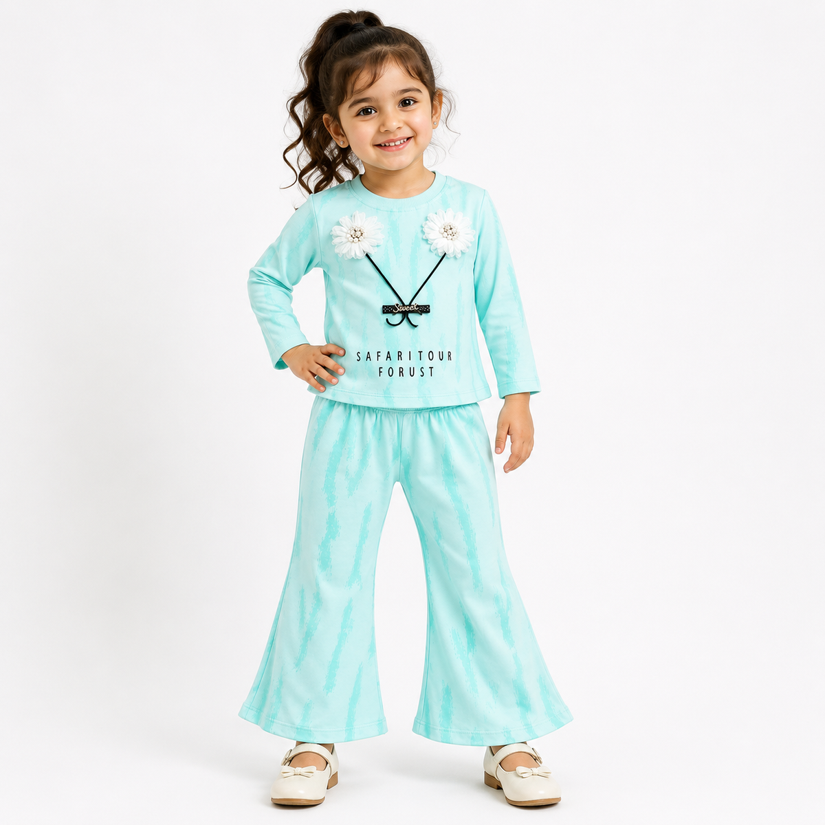 Baby Girls 2 Piece Floral Outfit Set