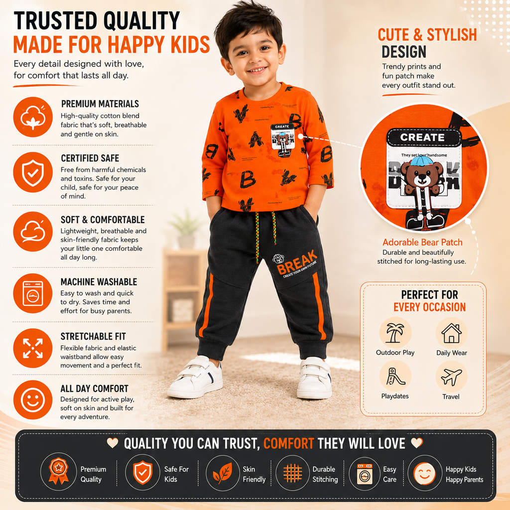 Boys 2-Piece Sweatshirt & Jogger Set