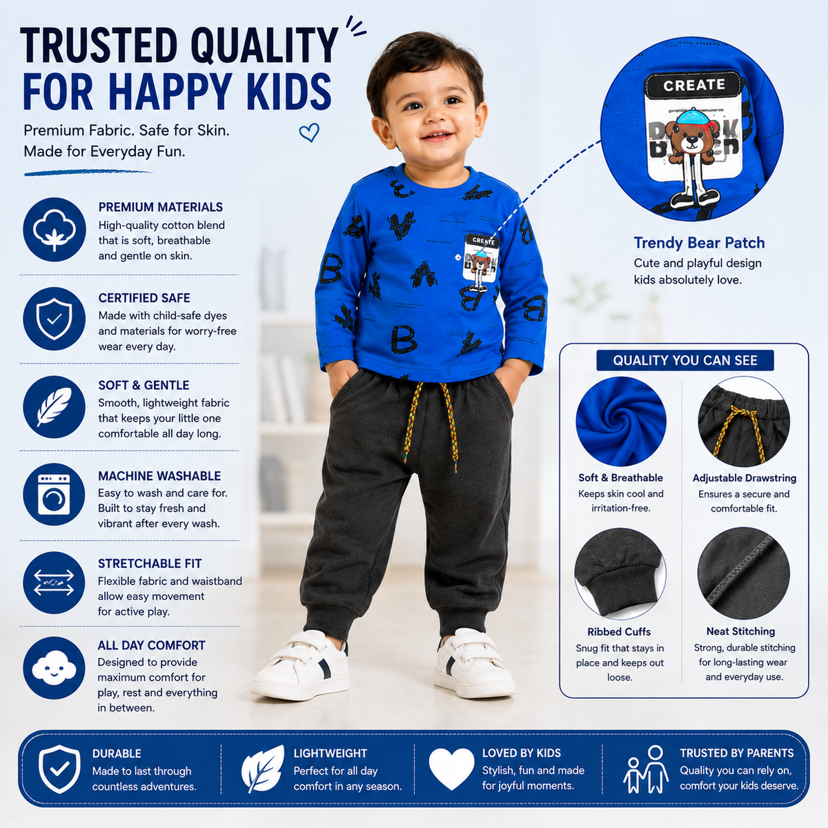 Boys 2-Piece Sweatshirt & Jogger Set