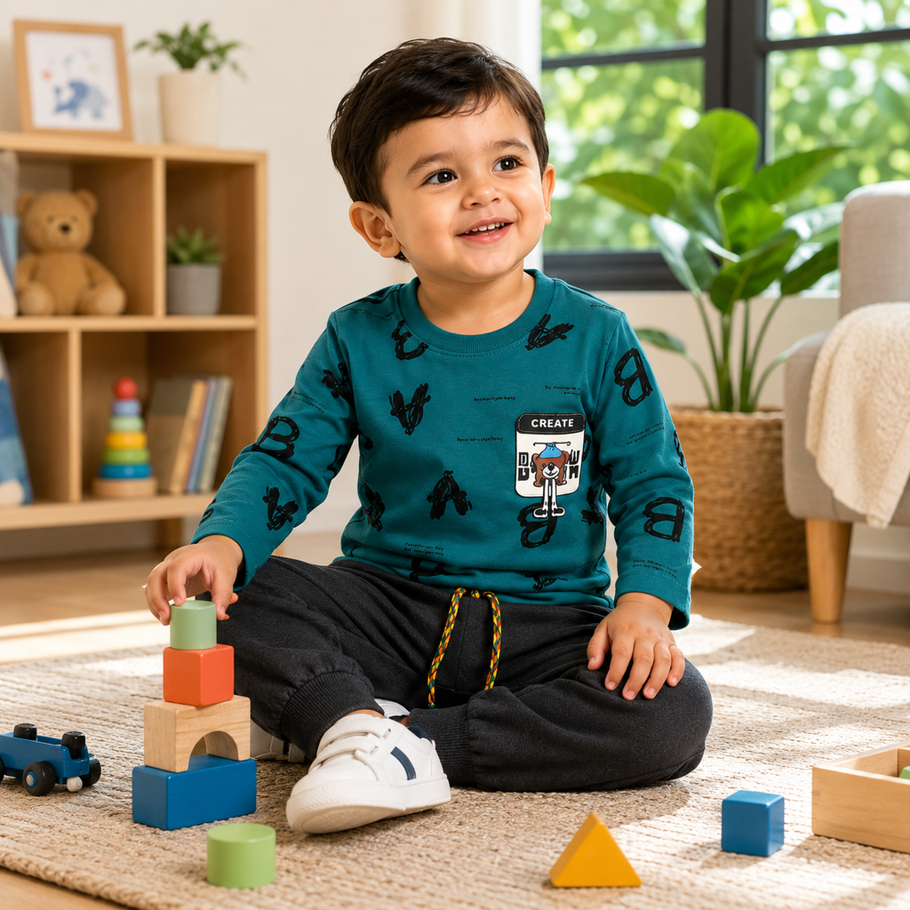 Boys 2-Piece Sweatshirt & Jogger Set