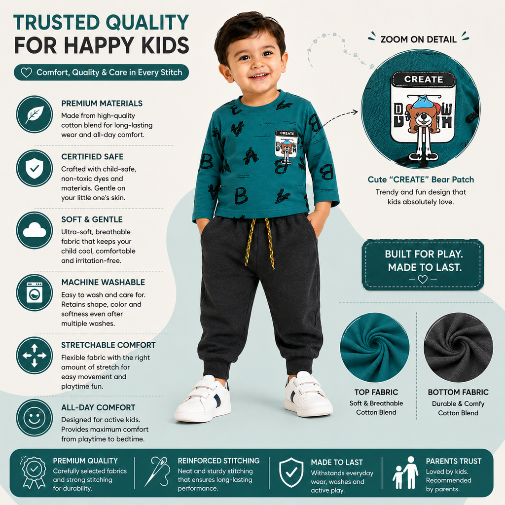 Boys 2-Piece Sweatshirt & Jogger Set