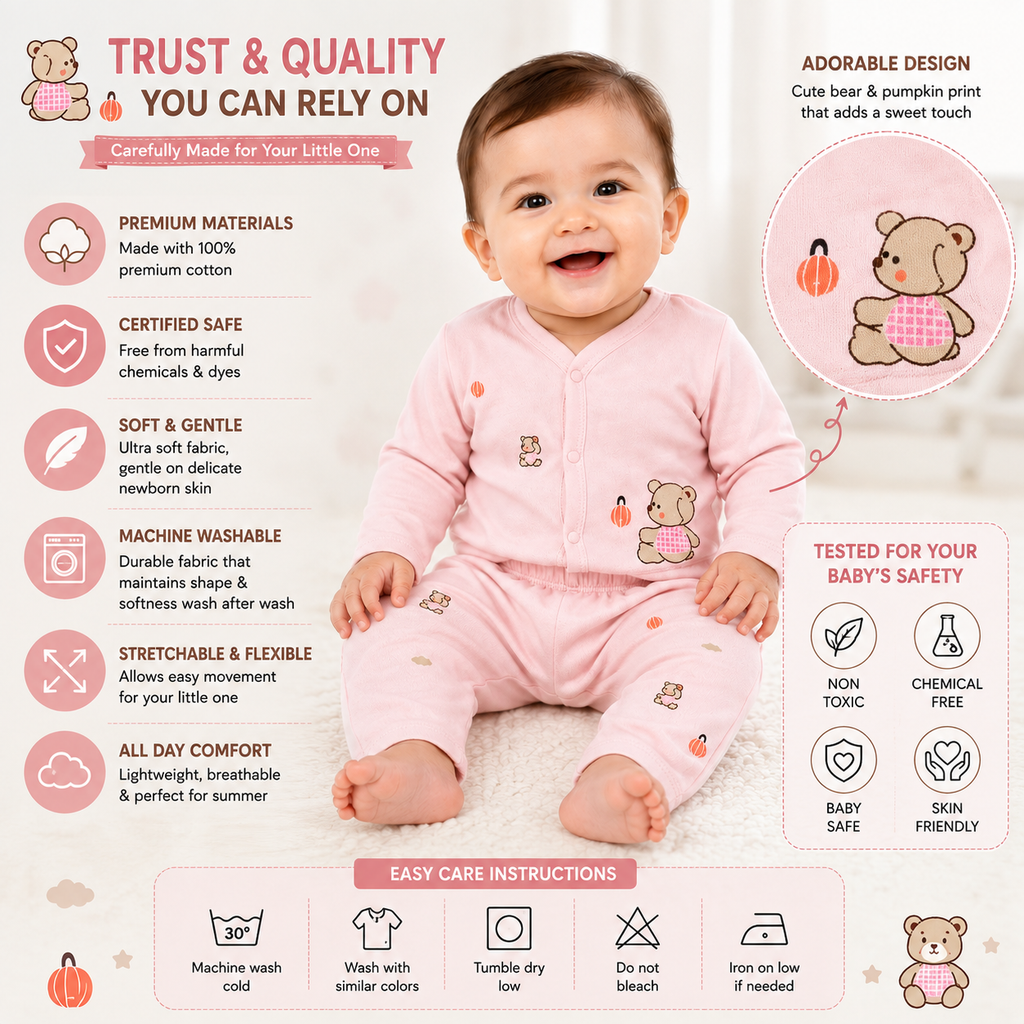Newborn Baby Bear 2-Piece Outfit Set